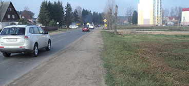 Планы благоустройства: тротуар по центральной дороге, перенос автобусных остановок, стоянка
