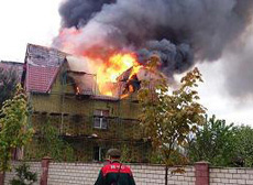 Пожар в Колодищах