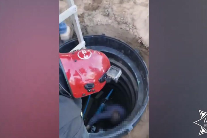 В Колодищах сотрудники МЧС спасли мужчину, упавшего в технический колодец 