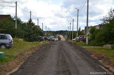 В Колодищах готовят к асфальтированию 1,5-километровую улицу Узлесная