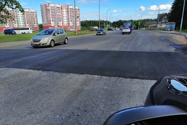 Фотофакт: на ул. Тюленина появилась искусственная неровность