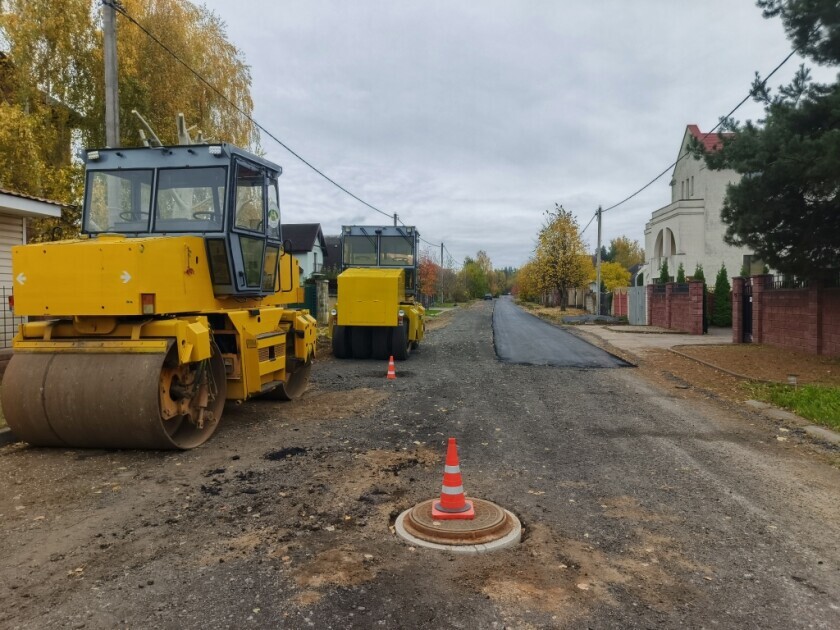 В Колодищах неожиданно заасфальтировали еще одну улицу
