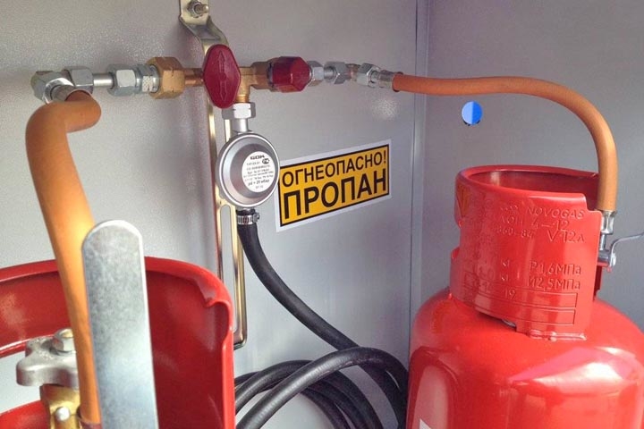 Газнадзор напомнил о правилах пользования индивидуальной баллонной установкой