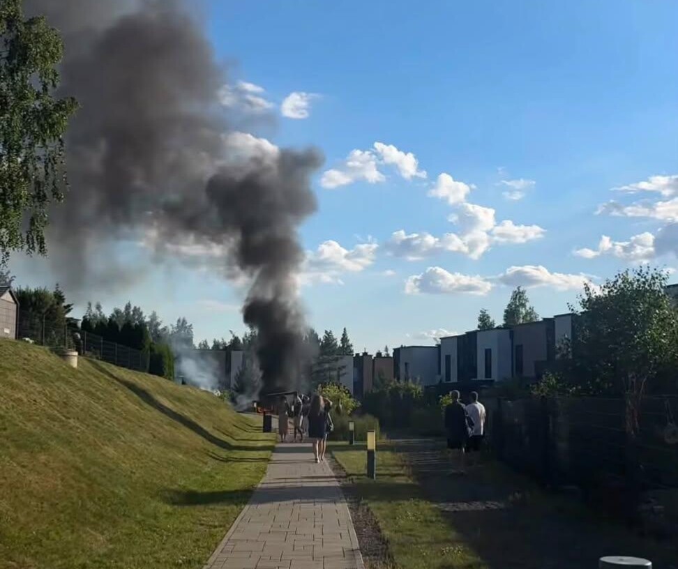В Зелёной гавани случился небольшой пожар