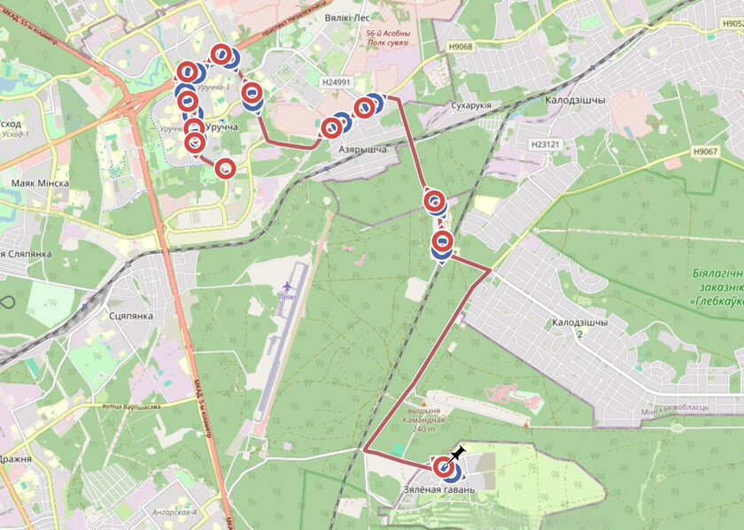 Появилось расписание автобусного маршрута на Зеленую гавань