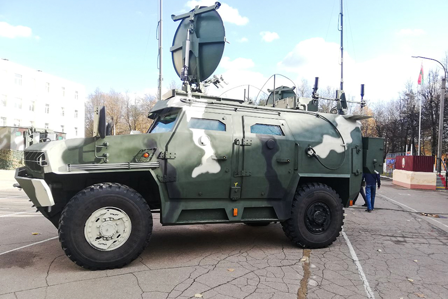 В Колодищах показали современный броневик для командиров