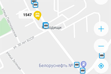 Появилось мобильное приложение, показывающее движение маршруток онлайн