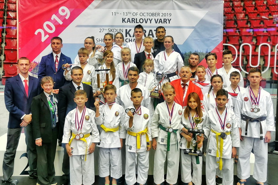 Колодищанцы стали обладателями медалей чемпионата мира по каратэ в Чехии